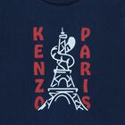 Younger Boys Navy Blue Logo T-Shirt, 1, hi-res