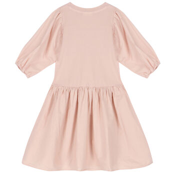Girls Pink Flared Dress