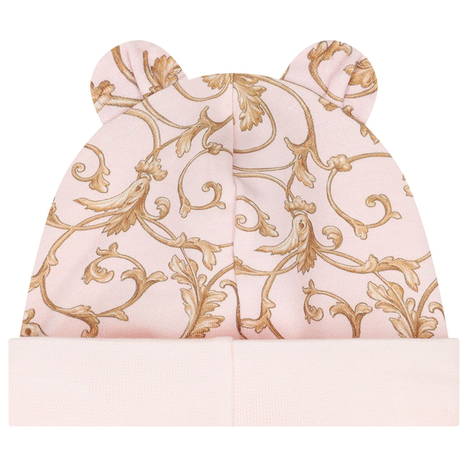 Baby Girls Pink & Gold Babygrow Gift Set (3 Piece), 2, hi-res