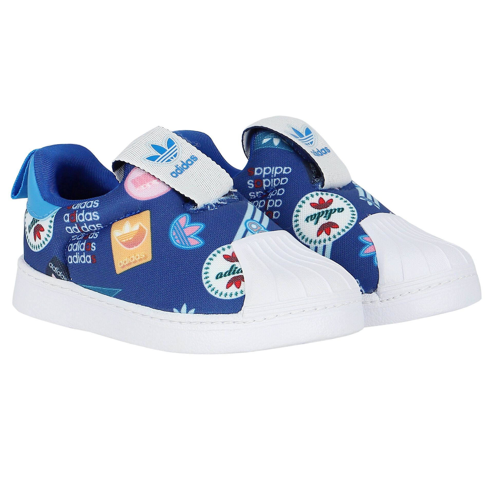 Adidas Kids Blue Superstar 360 Trainers Junior Couture USA
