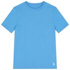 Boys Navy Blue & Blue Logo T-Shirts ( 3-Pack ), 1, hi-res