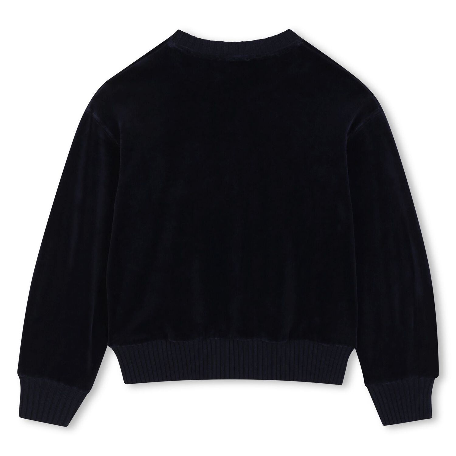 Girls Navy Blue Logo Sweatshirt, 1, hi-res