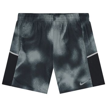 Boys Black & Green Miller Dri-FIT Shorts