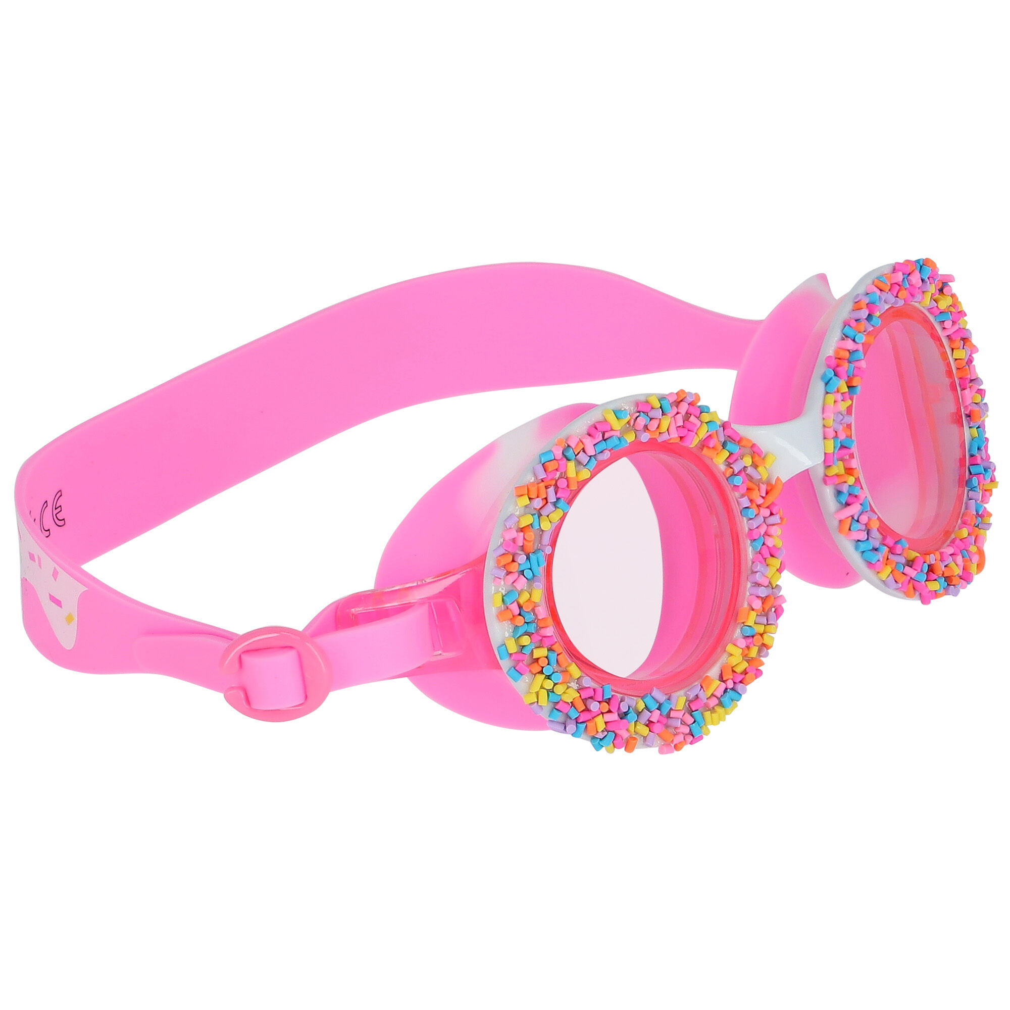 Round swimming clearance goggles