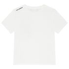 Boys White Logo T-Shirt, 1, hi-res