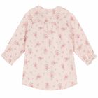 Baby Girls Pink Floral Dress, 1, hi-res