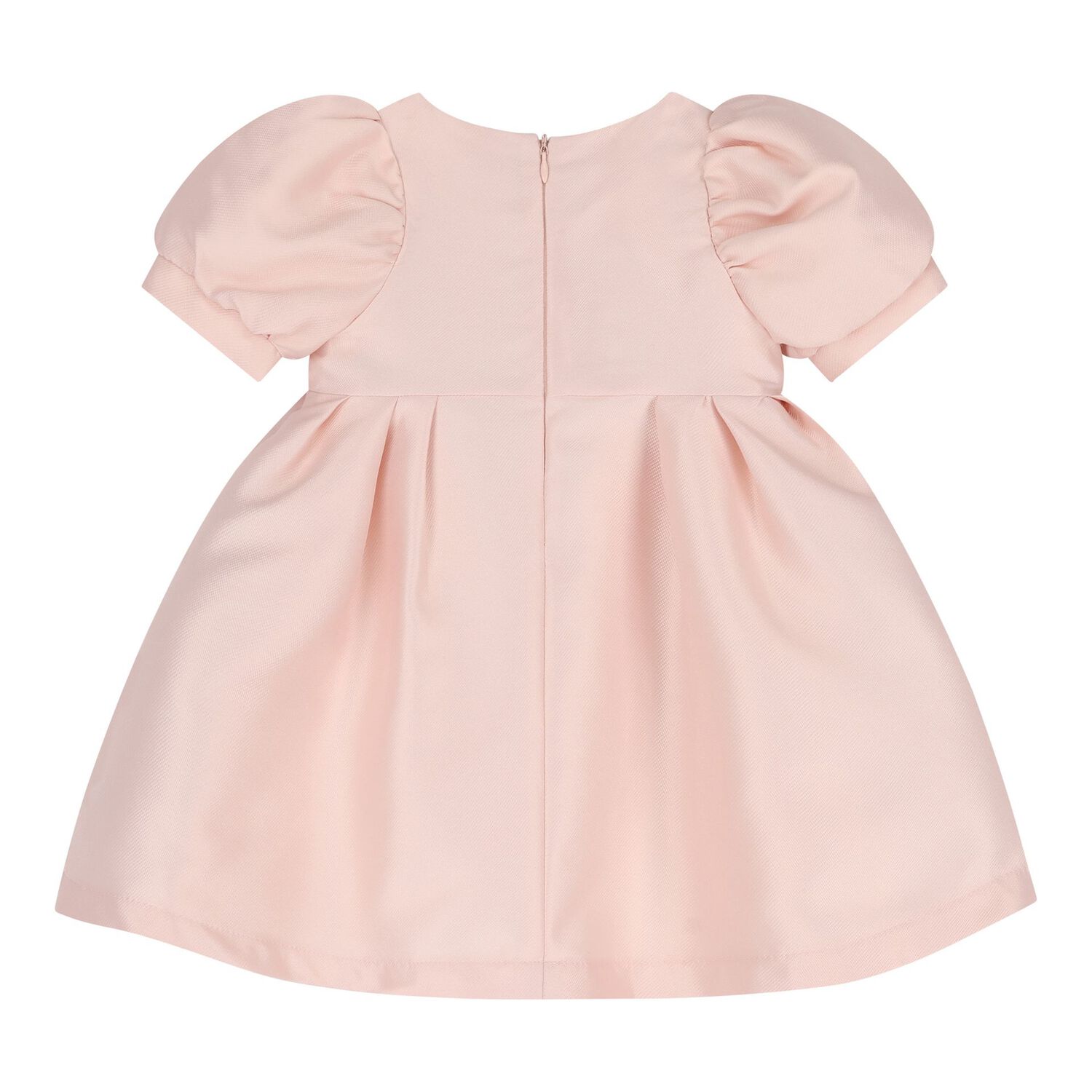 فستان بنات مزين بالماس باللون الوردى , 1, hi-res image number null