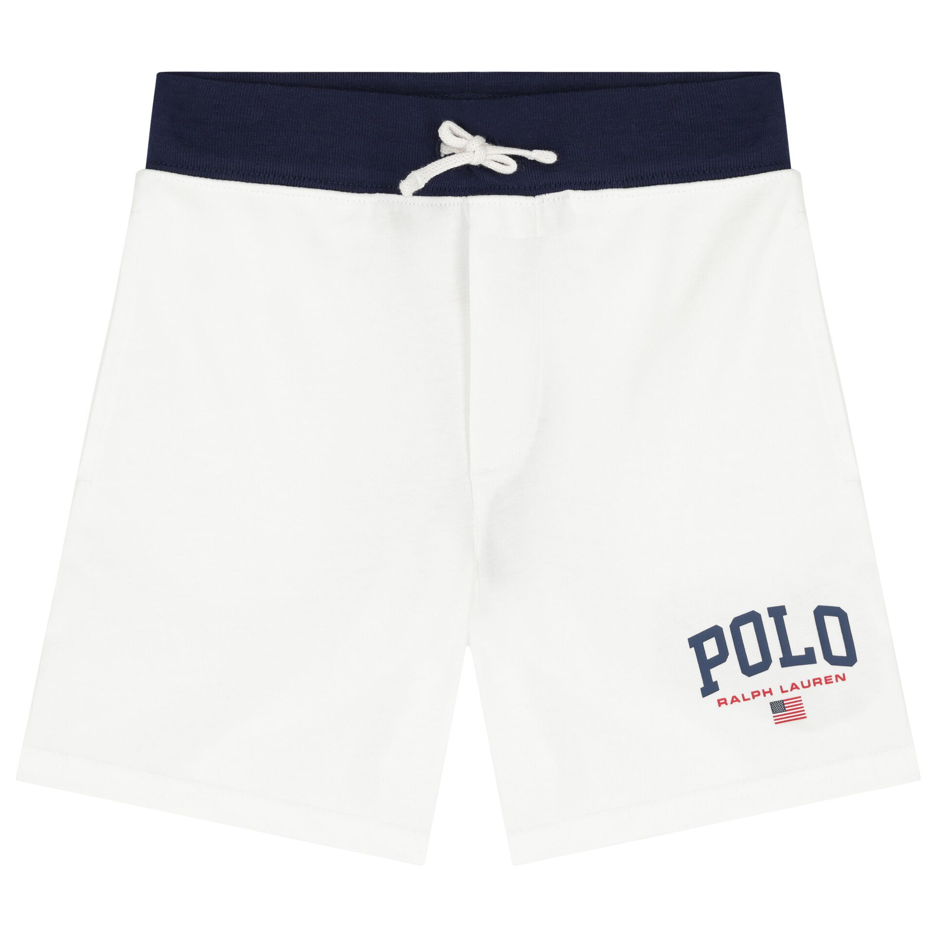 Ralph Lauren Boys White Logo Shorts Junior Couture USA