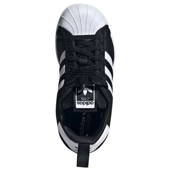 Black & White Comfort Closure Superstar Trainers