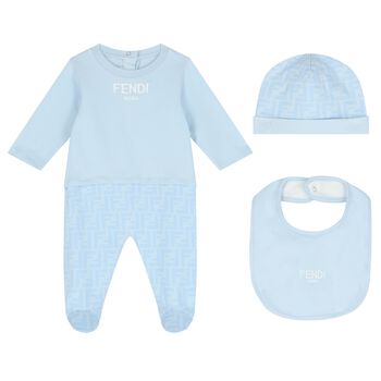 Boys Blue Logo Baby Gift Set