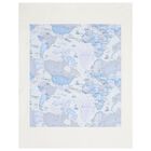 Baby Boys Ivory & Blue Geo Map Babygrow Gift Set, 1, hi-res