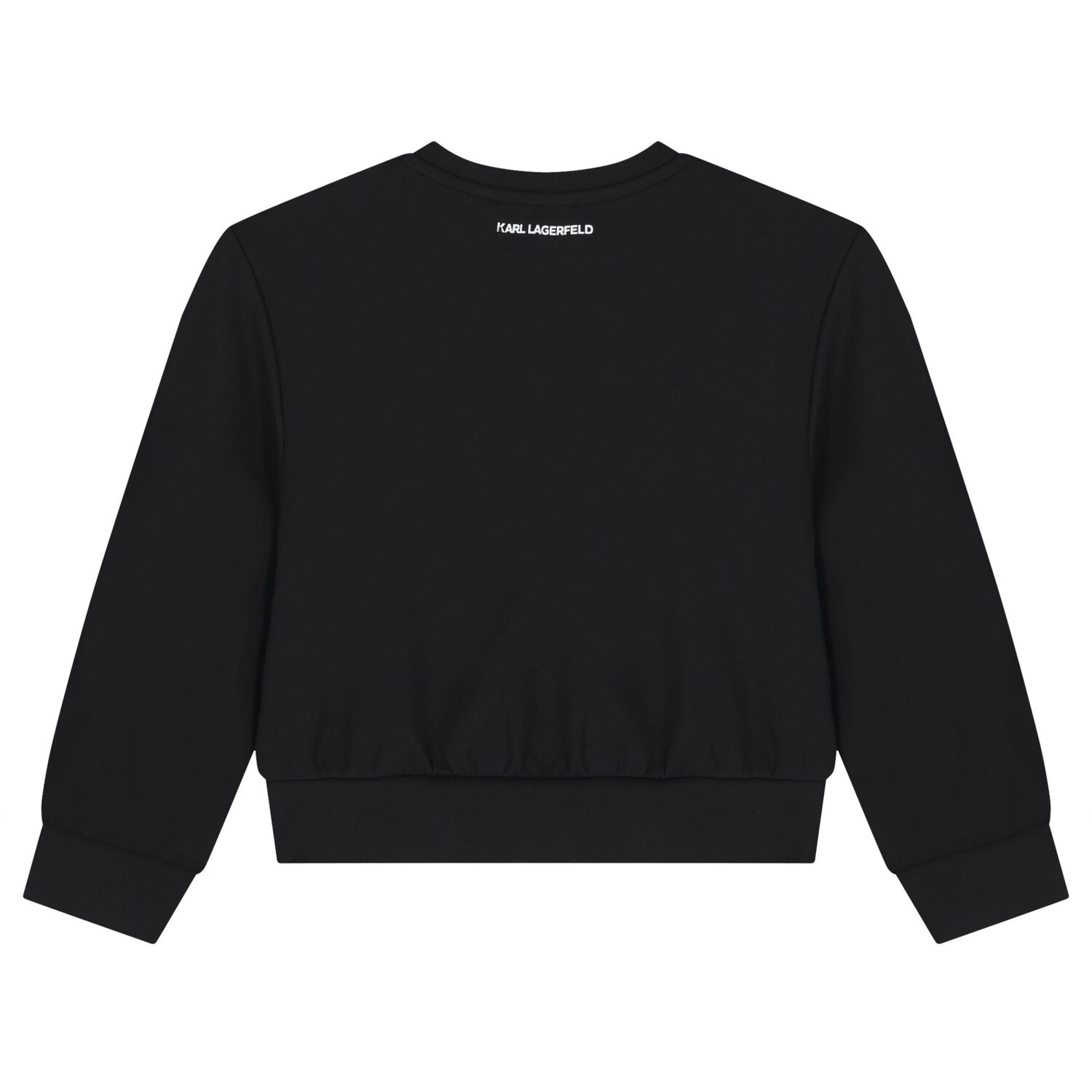Girls Black Choupette & Ikonik Karl Sweatshirt, 1, hi-res