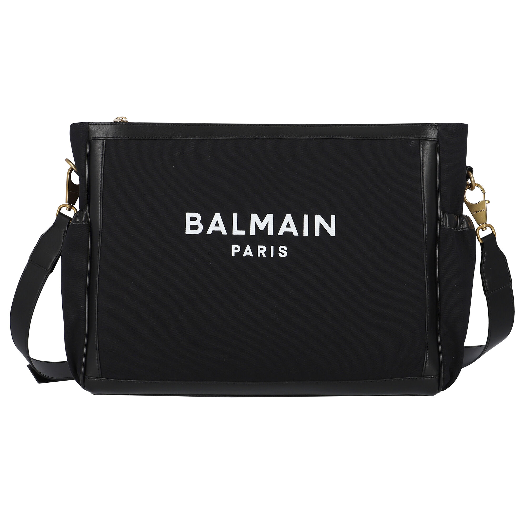 Balmain Black Logo Baby Changing Bag | Junior Couture USA