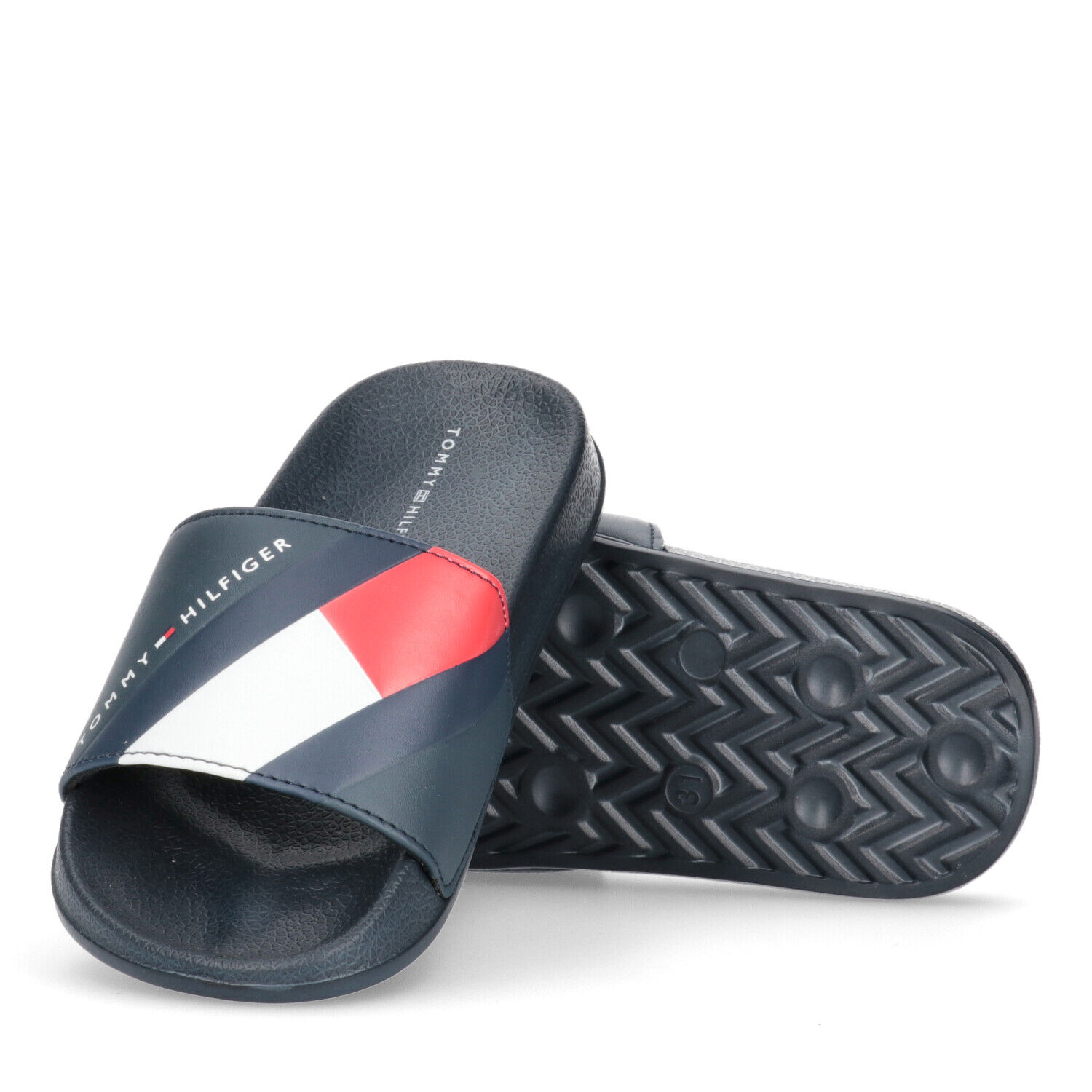 Tommy hilfiger sliders junior on sale