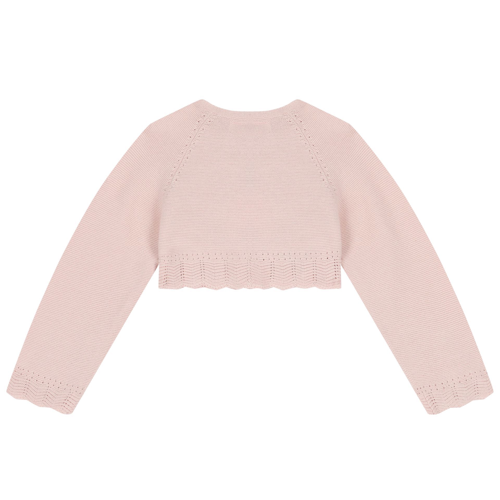 Mayoral Baby Girls Pink Bolero Cardigan Junior Couture