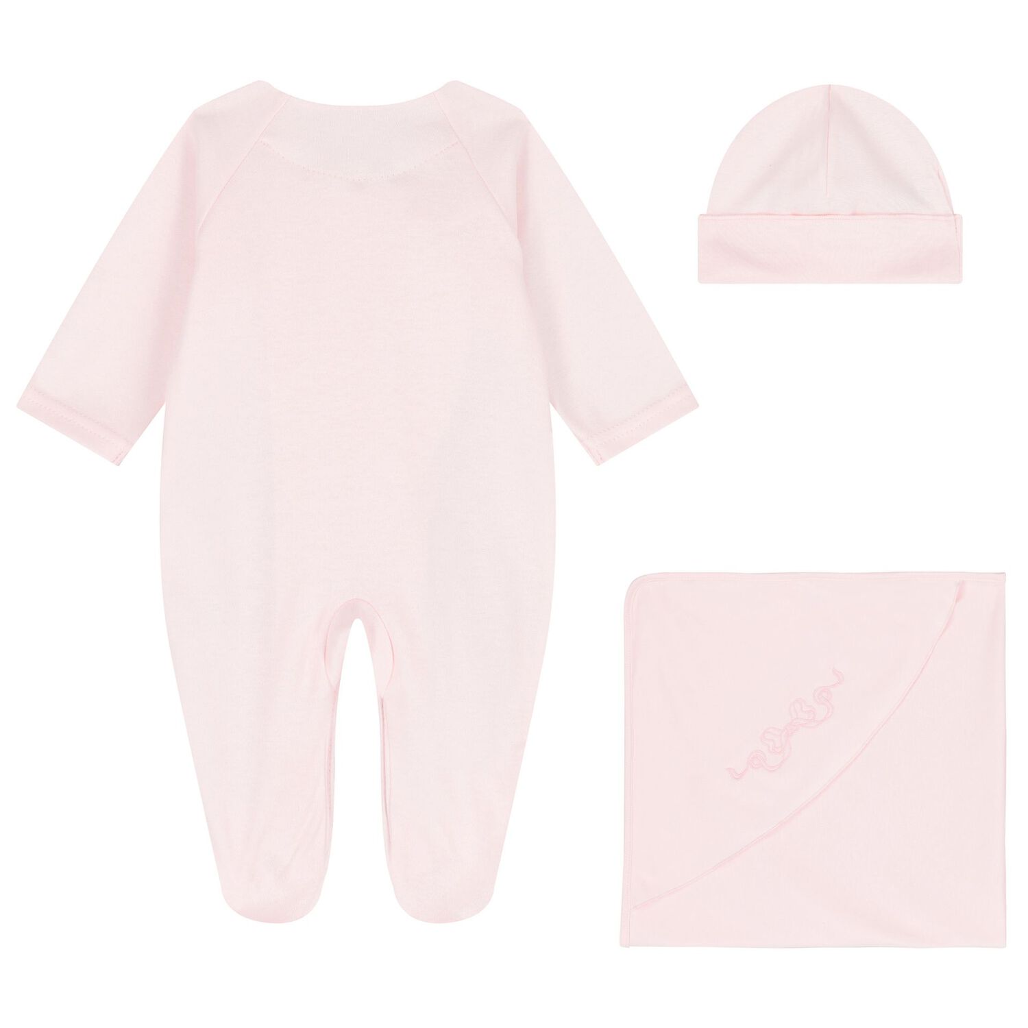 Baby Girls Pink Babygrow Gift Set, 2, hi-res image number null