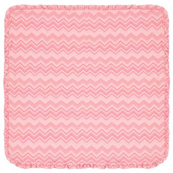 Baby Girls Pink Poudra Zig Zag Blanket