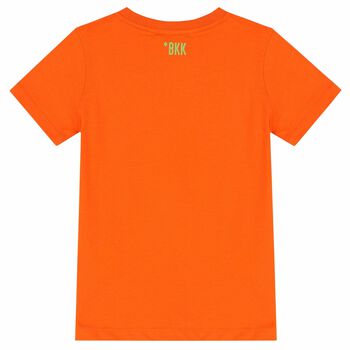 Boys Orange Logo T-Shirt