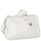 Ivory Quilted Baby Changing Bag ( 32cm ), 3, hi-res