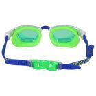 Boys Green, Blue & White Swimming Goggles, 1, hi-res