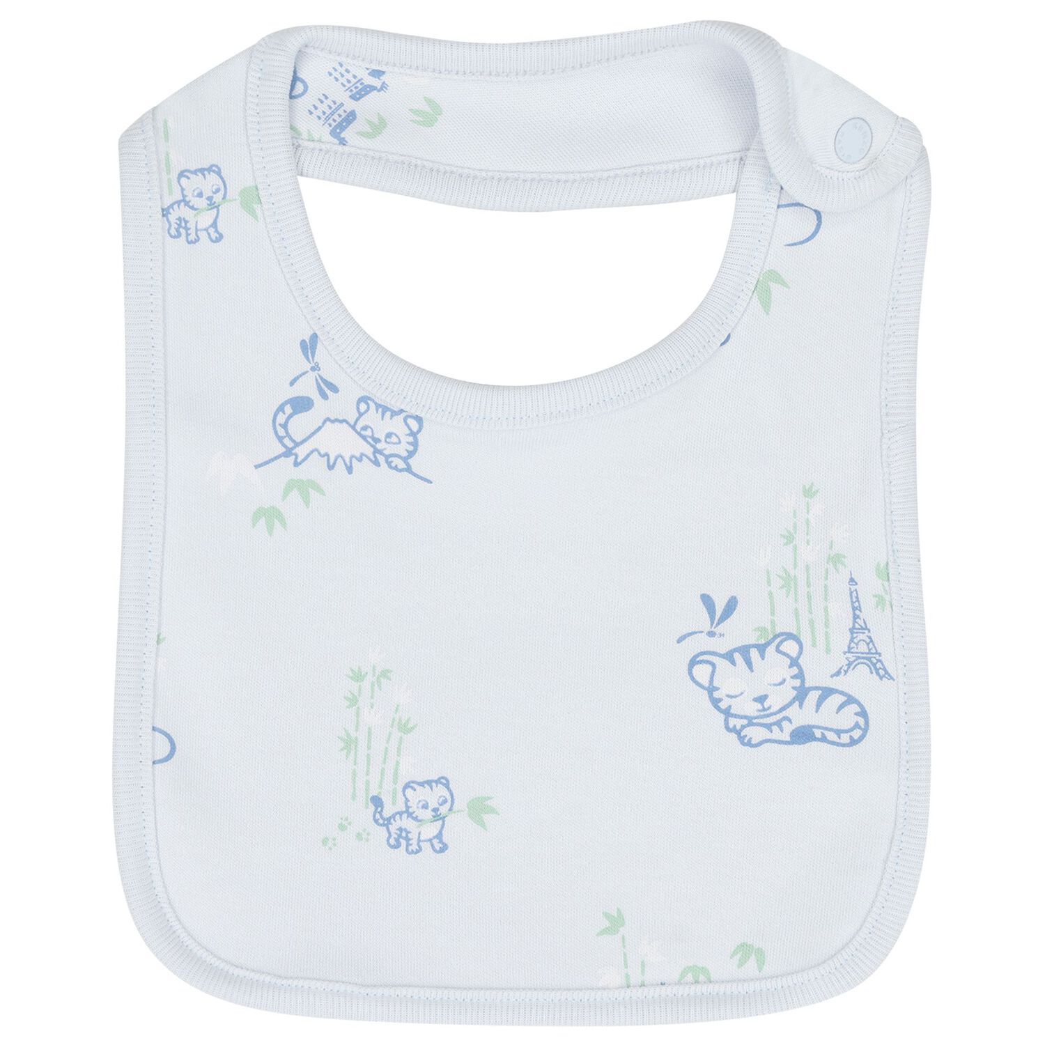 Baby Boys Blue Tiger Babygrow Gift Set, 1, hi-res