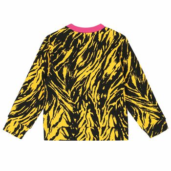 Girls Yellow Logo Sweatshirt