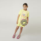 Girls Yellow Logo Dress, 1, hi-res