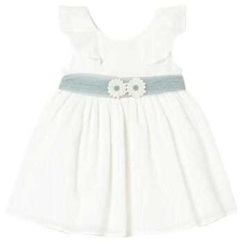 Younger Girls White Tulle Dress