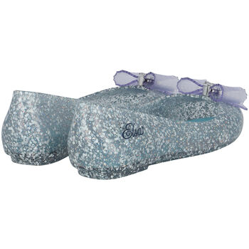 Girls Blue Elsa Jelly Shoes