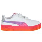 Younger Girls White Carina Trolls Trainers, 1, hi-res