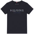 Boys Navy Blue Logo T-Shirt, 3, hi-res