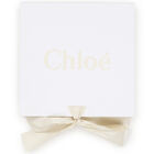 Baby Girls Ivory Logo Blanket, 1, hi-res