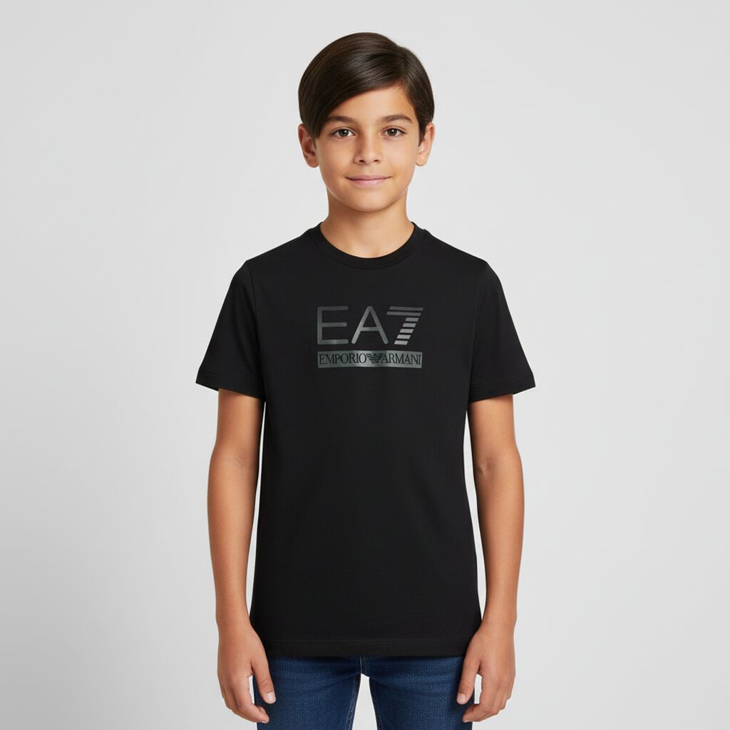 【専用】EA7/アルマーニジュニア　ラバーロゴ・半袖Tシャツ　12A・12歳 Ea7 Emporio Armani Kids | Junior Couture