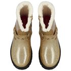 Girls Gold Glitters Boots, 1, hi-res