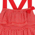 Girls Red & White Checkered Dress, 1, hi-res