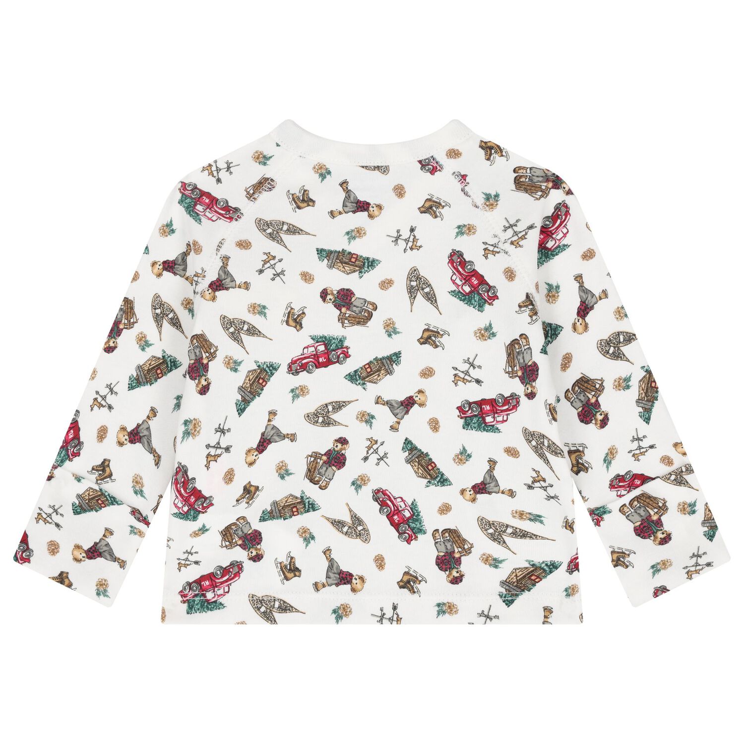 Ivory Polo Bear Babygrow Gift Set, 1, hi-res