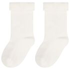 Baby Girls Ivory & Pink Socks ( 3-Pack ), 1, hi-res