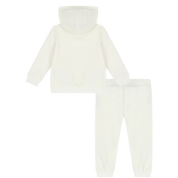 Ivory Teddy Bear Logo Tracksuit