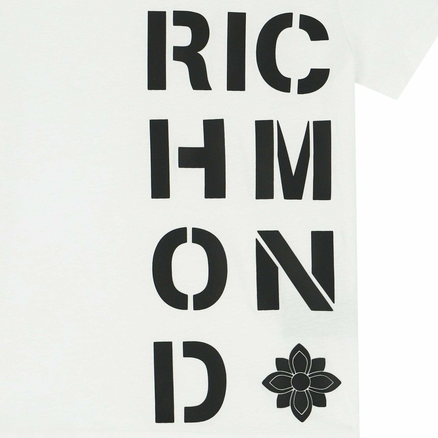 تيشيرت بالشعار باللون الابيض للاولاد, 1, hi-res image number null