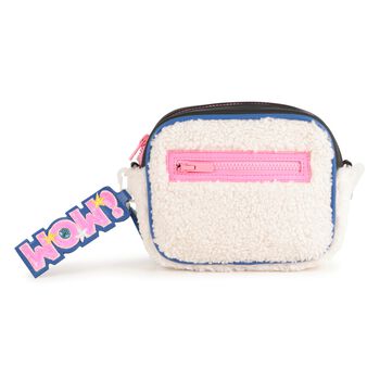 Girls Ivory Sherpa Fleece Bag