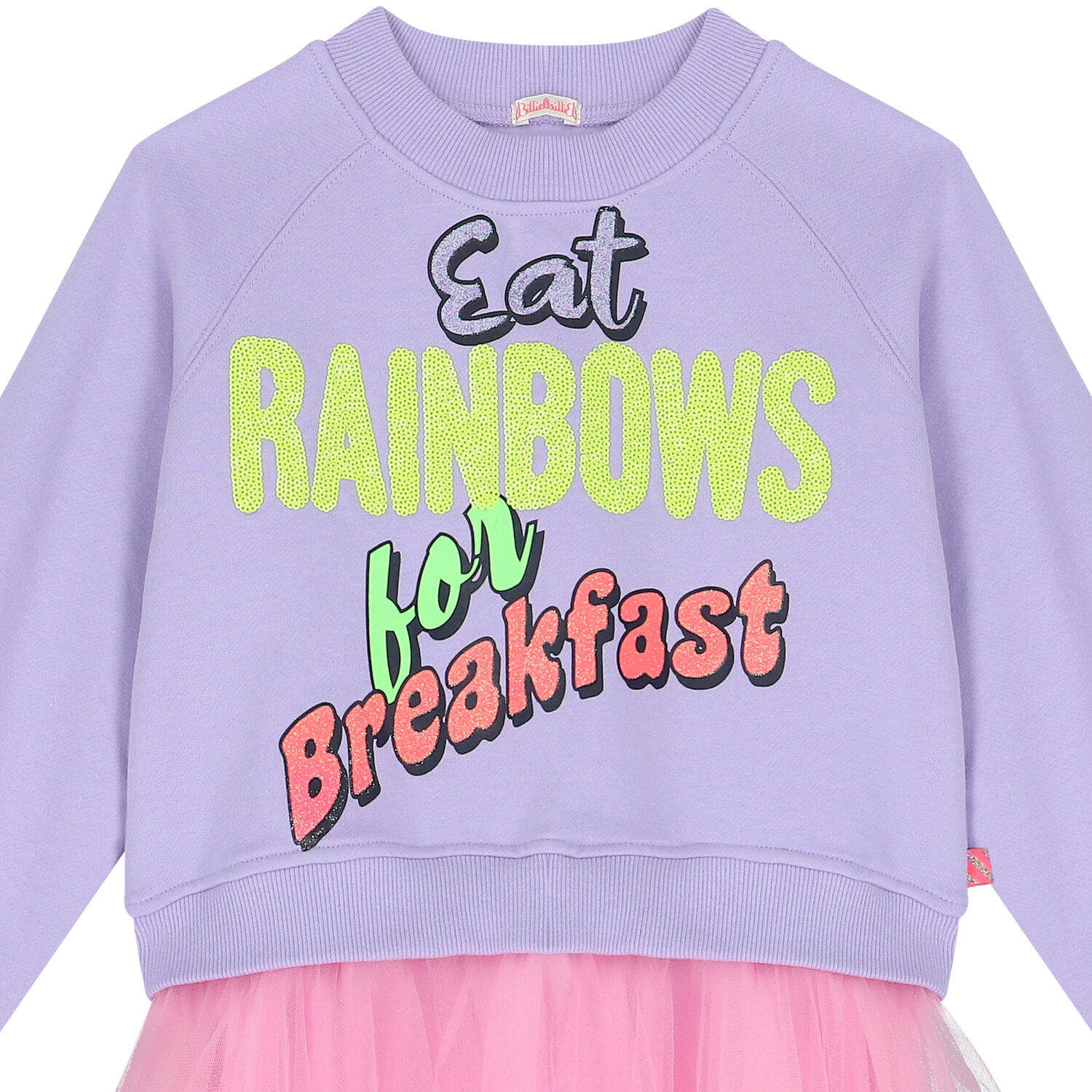 فستان تول باللون البنفسجي والوردي, 1, hi-res