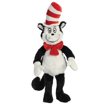 White & Black Dr. Seuss The Cat in the Hat Soft Toy ( 38 CM )