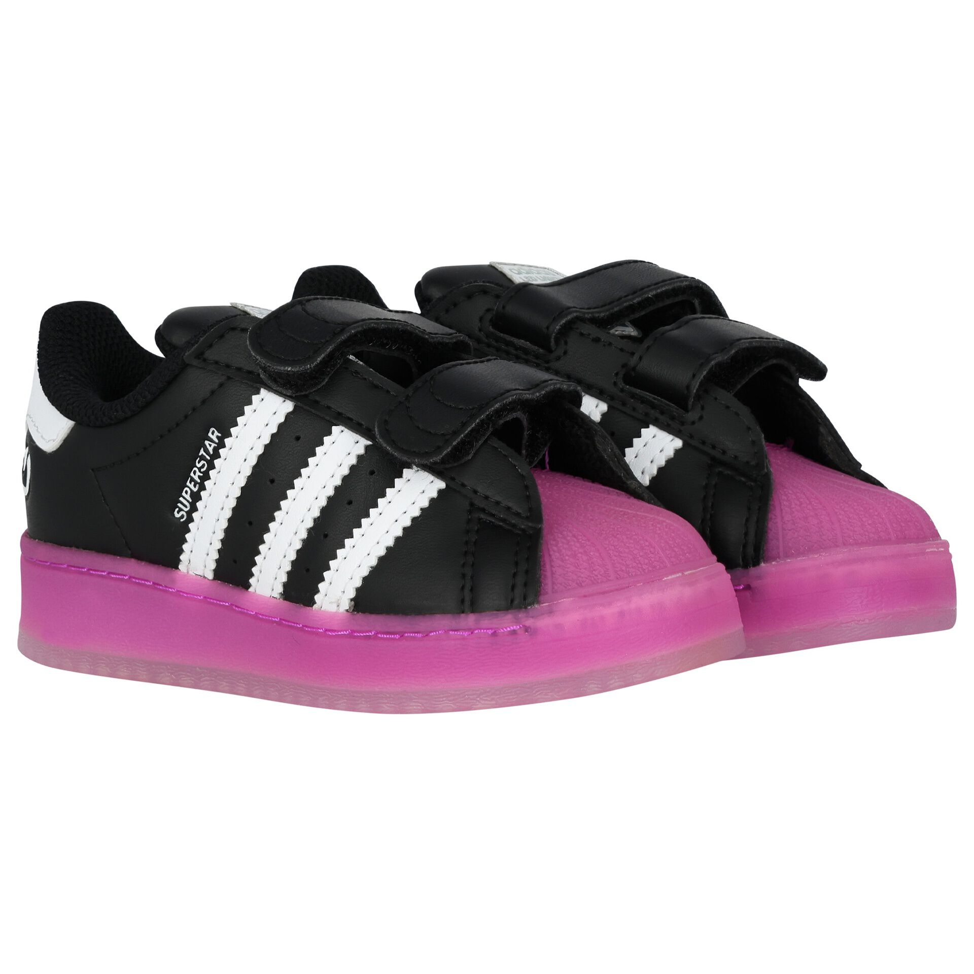 Adidas superstar black pink shop