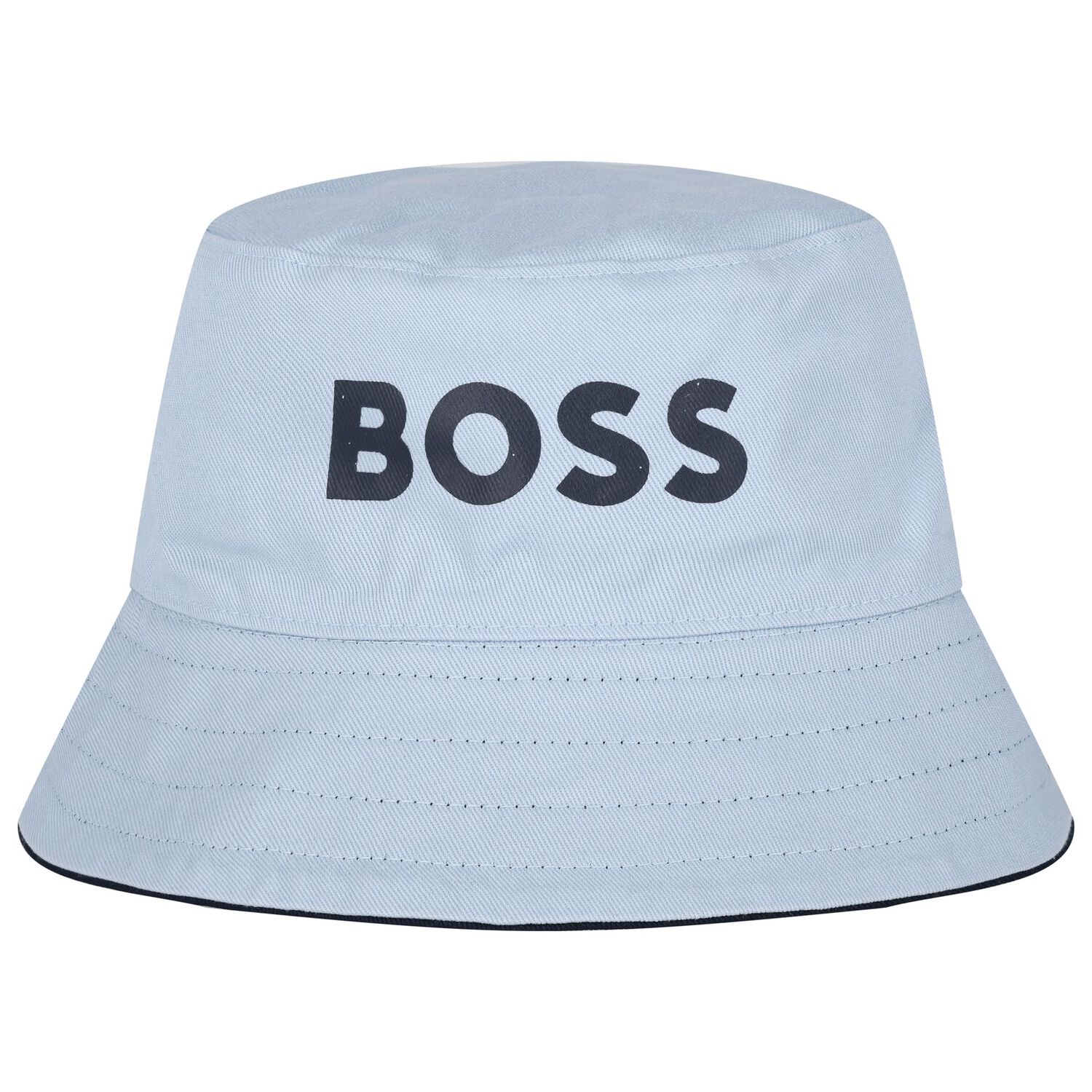 قبعة أولاد قابلة للعكس بالشعار باللون الأبيض والأزرق الداكن والأزرق للأطفال, 2, hi-res