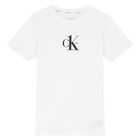 بيجاما بالشعار باللون الأبيض والأسود للأولاد, 1, hi-res