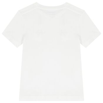 Boys White Logo T-Shirt