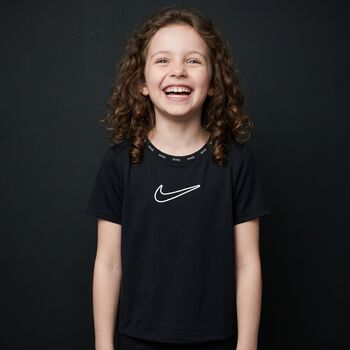 Girls Black Logo T-Shirt