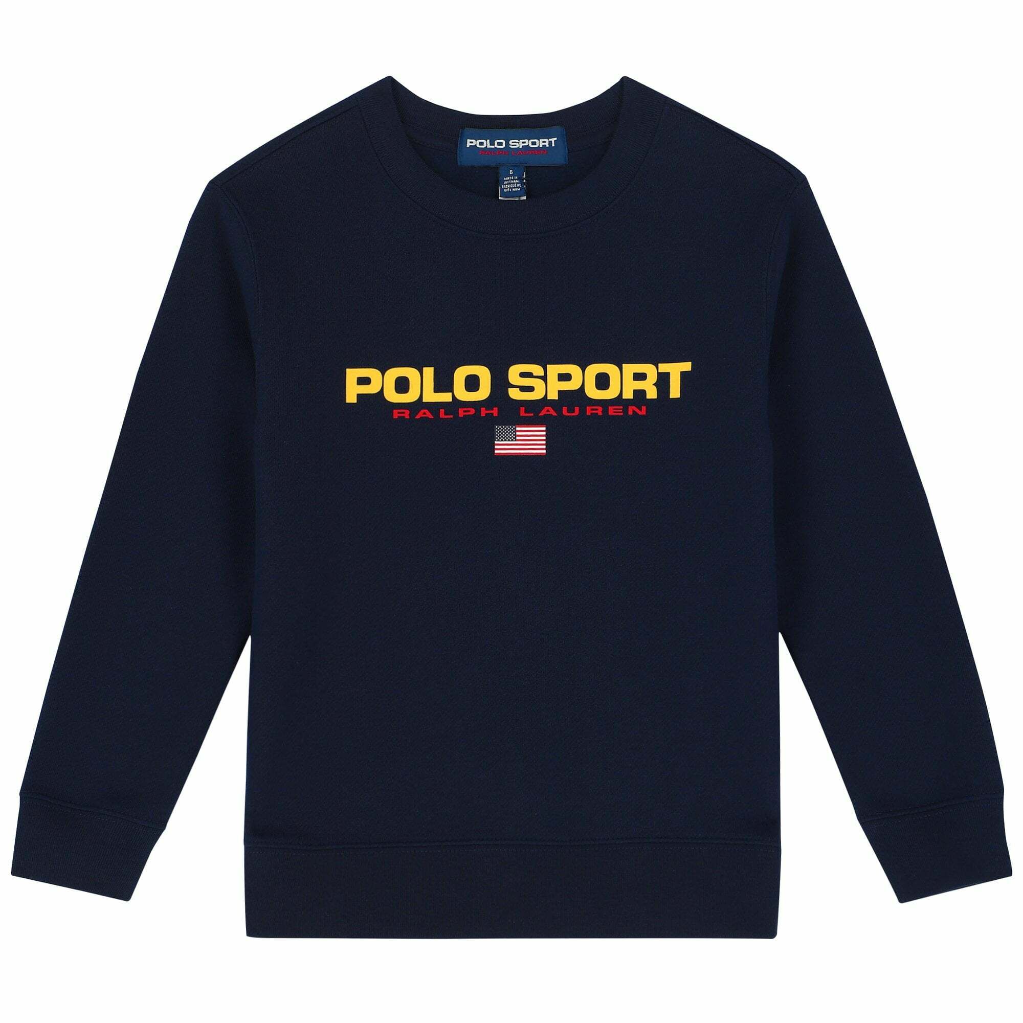 Ralph Lauren Boys Navy Logo Sweatshirt Junior Couture USA
