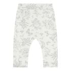 Grey & White Toile De Jouy Cotton Baby Pyjamas, 2, hi-res