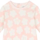 Baby Girls White & Pink Boke Flower Babygrows ( 2 Pack ), 2, hi-res